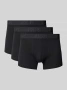 Boxershort met elastische band met label in een set van 3 stuks
