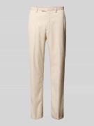 Regular fit pantalon met persplooien