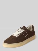 Leren sneakers met labelprint, model 'CPH72M'