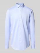 Regular fit zakelijk overhemd met kentkraag