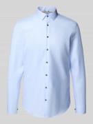 Super slim fit zakelijk overhemd met kentkraag