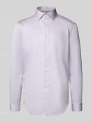 Slim fit zakelijk overhemd met kentkraag