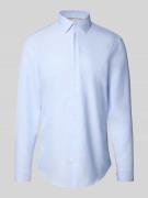 Slim fit zakelijk overhemd met kentkraag