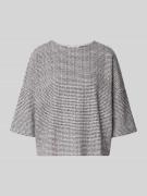 T-shirt met extra brede schouders