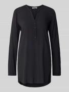 Regular fit blouse met tuniekkraag