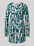 Lange blouse met V-hals