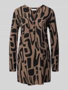 Lange blouse met V-hals