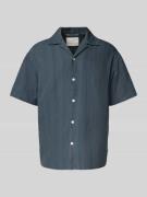 Regular fit vrijetijdsoverhemd van katoenmix met linnen, model 'MONTAN...