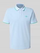 Regular fit poloshirt van katoenmix