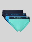 Slip met elastische band met label in een set van 3 stuks