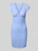 Mini-jurk met V-hals