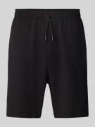 Korte broek met structuurmotief