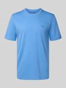 T-shirt met logostitching
