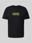 T-shirt met labelprint