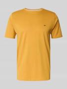 T-shirt met labelstitching