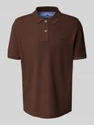 Regular fit poloshirt met logostitching