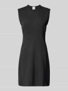 Mini-jurk met ronde hals