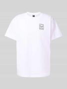 Loose fit T-shirt met labelprint