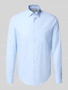 Slim fit zakelijk overhemd met knoopsluiting