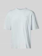 Oversized T-shirt met labelstitching