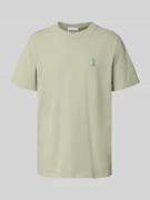Regular fit T-shirt van puur katoen