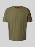 Regular fit T-shirt van katoenmix
