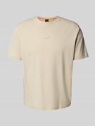 Regular fit T-shirt van katoenmix