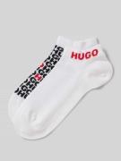 Sneakersokken met labeldetail in een set van 2 paar