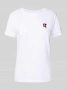 Regular fit T-shirt van puur katoen