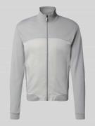 Regular fit sweatjack van katoenmix