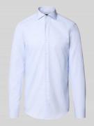 Slim fit zakelijk overhemd van puur katoen