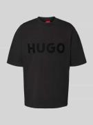 T-shirt met labelprint, model 'Dinkee'