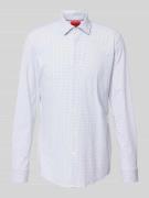 Slim fit zakelijk overhemd met knoopsluiting, model 'Kenno'