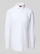 Slim fit zakelijk overhemd met knoopsluiting, model 'Kenno'