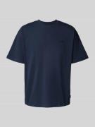 T-shirt met labelstitching, model 'Baine'