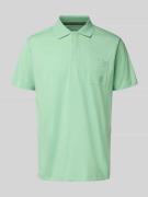 Regular fit poloshirt met borstzak