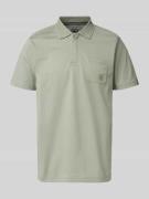 Regular fit poloshirt met borstzak