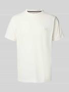 T-shirt met labeldetail