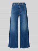 Korte jeans met wijde pijpen