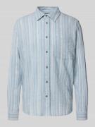 Relaxed fit vrijetijdsoverhemd van een mix van katoen en viscose