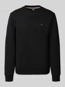Regular fit sweatshirt van katoenmix