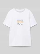 T-shirt met labelprint, model 'CANGGU'