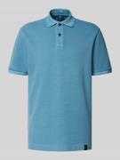 Poloshirt met structuurpatroon