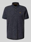 Regular fit poloshirt van puur katoen met labelstitching