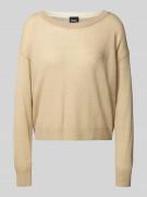 Relaxed fit gebreide pullover van wolmix, model 'FEMOK'