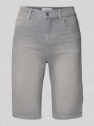 Regular fit bermuda's van denim met omslag