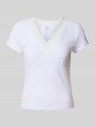 T-shirt met V-hals