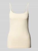 Slim fit top met verstelbare spaghettibandjes