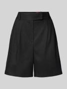 Korte broek van linnenmix met steekzakken, model 'Holini'