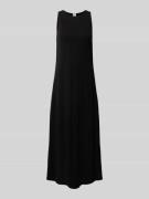 Midi-jurk met ronde hals, model 'ACCENTO'